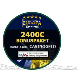 Exklusives Europa Casino Willkommenspaket